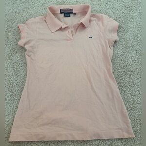 Vineyards vines pastel pink Susie fit polo size xs